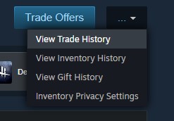 trade history option