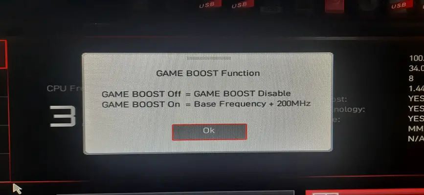 Game Boost Function