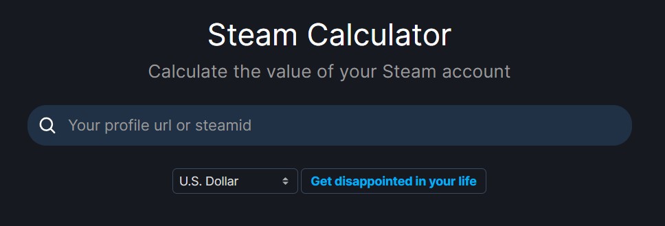 Steam Calculator