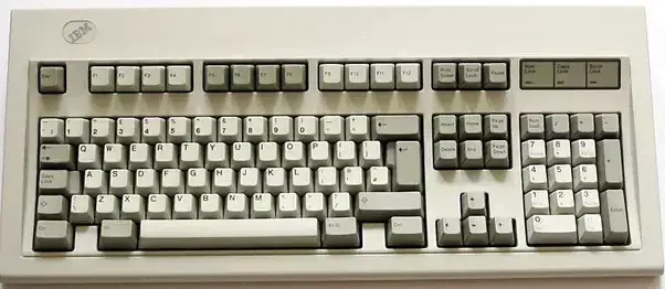 old keyboard