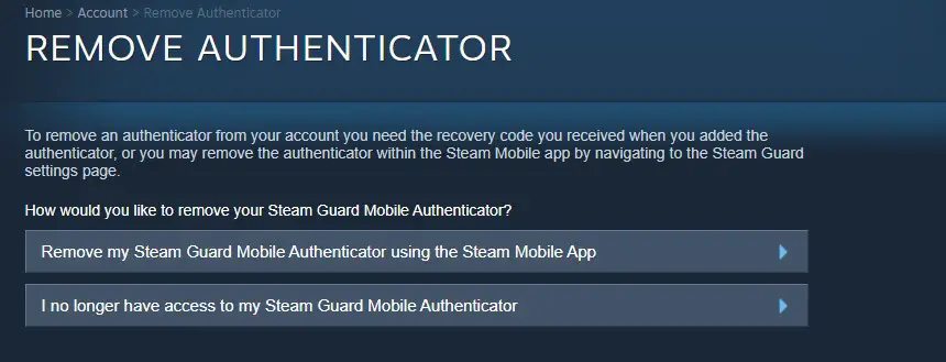 remove authenticator