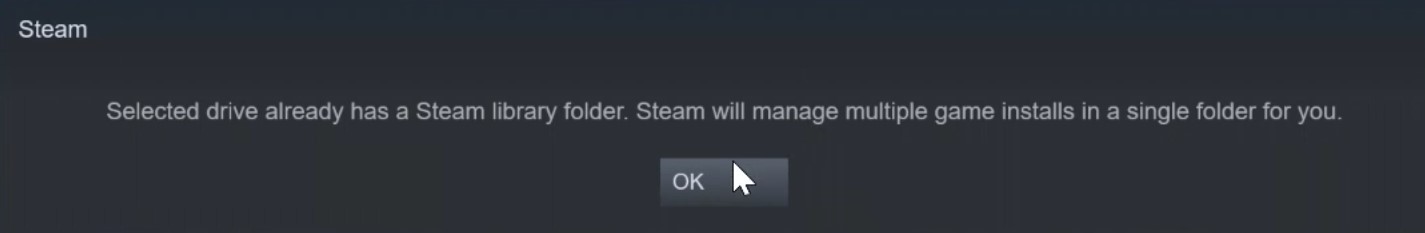 steam already has a folder