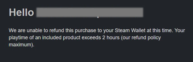 steam refund denied