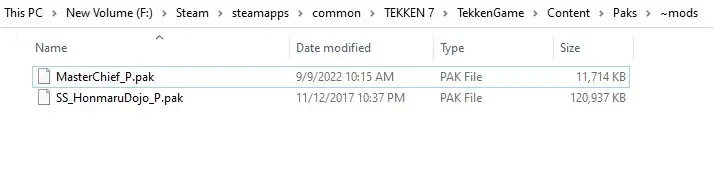 tekken 7 mod file