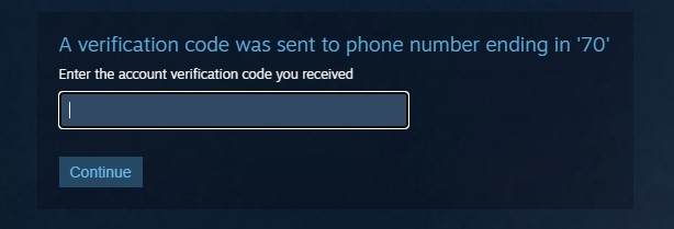 verification code on mobile