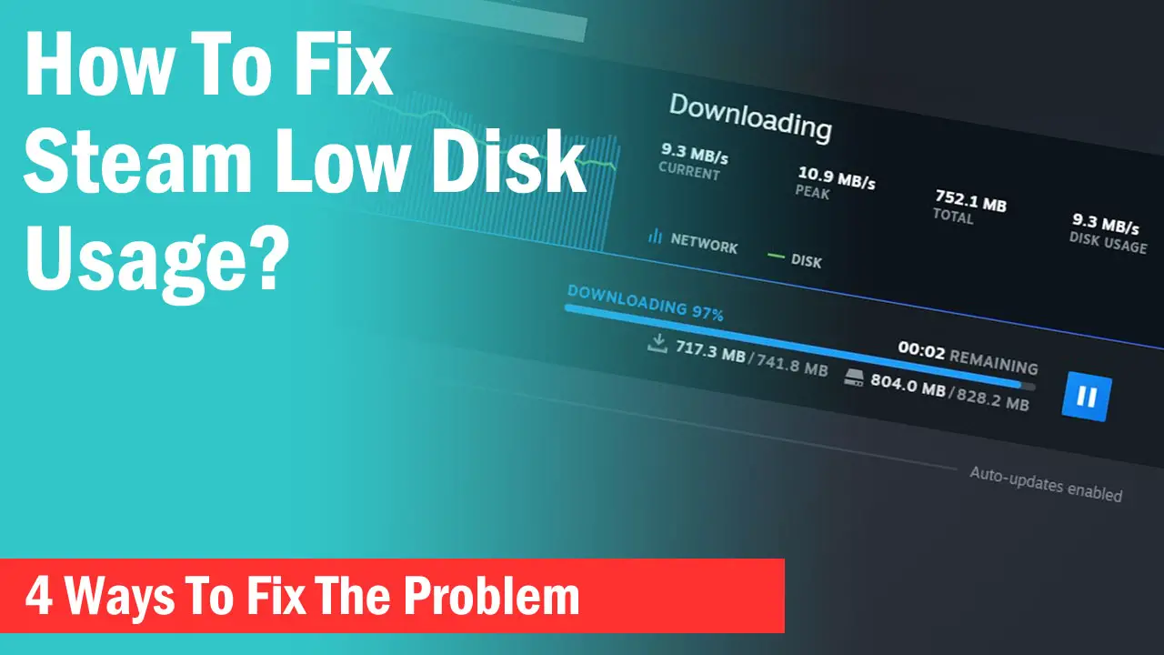 steam low disk usage