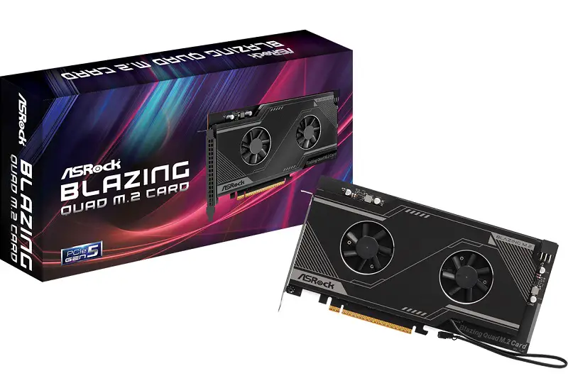 Blazing Quad M.2 Card