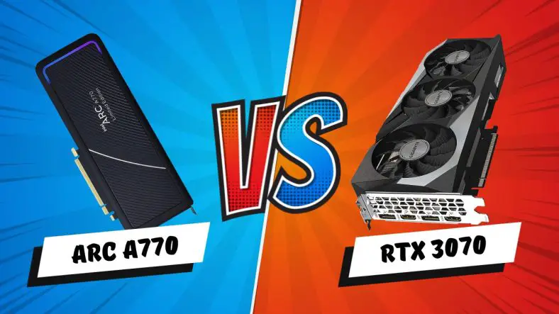 ARC A770 vs RTX 3070